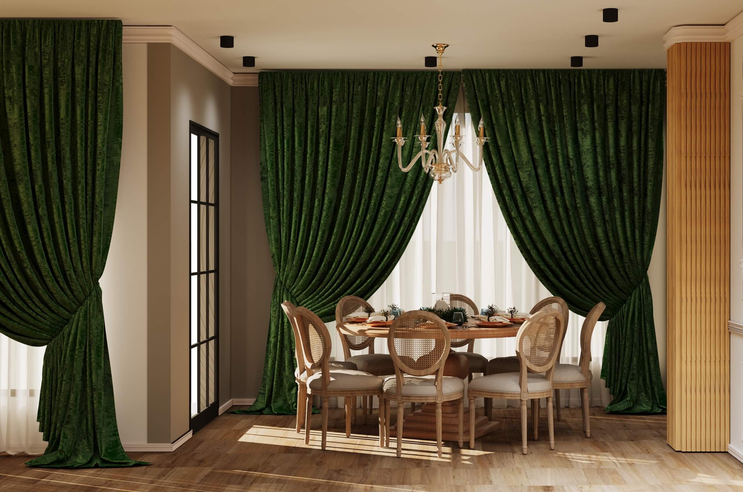 Summer villa transformed into a modern wedding hall